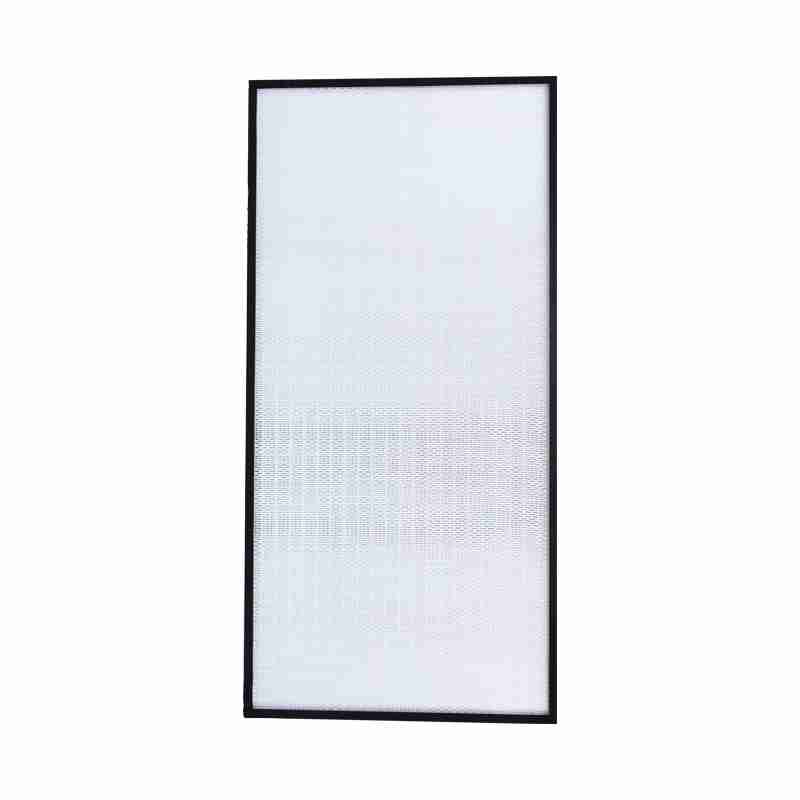 Folding type high-efficiency filter without partition