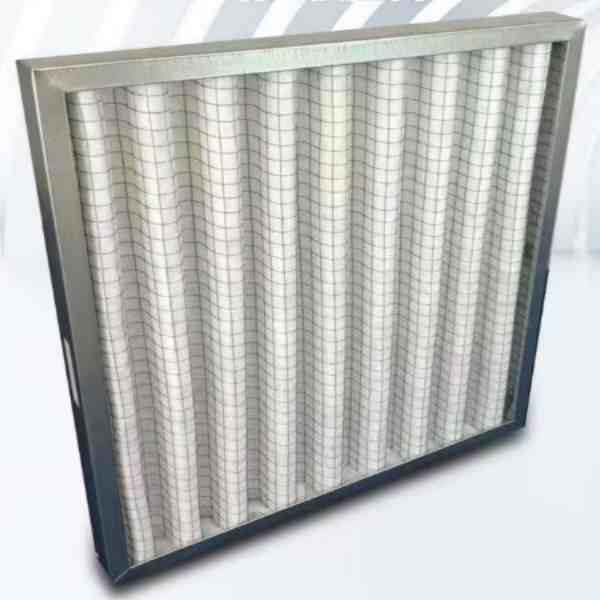 Plate-type single-sided mesh air filter